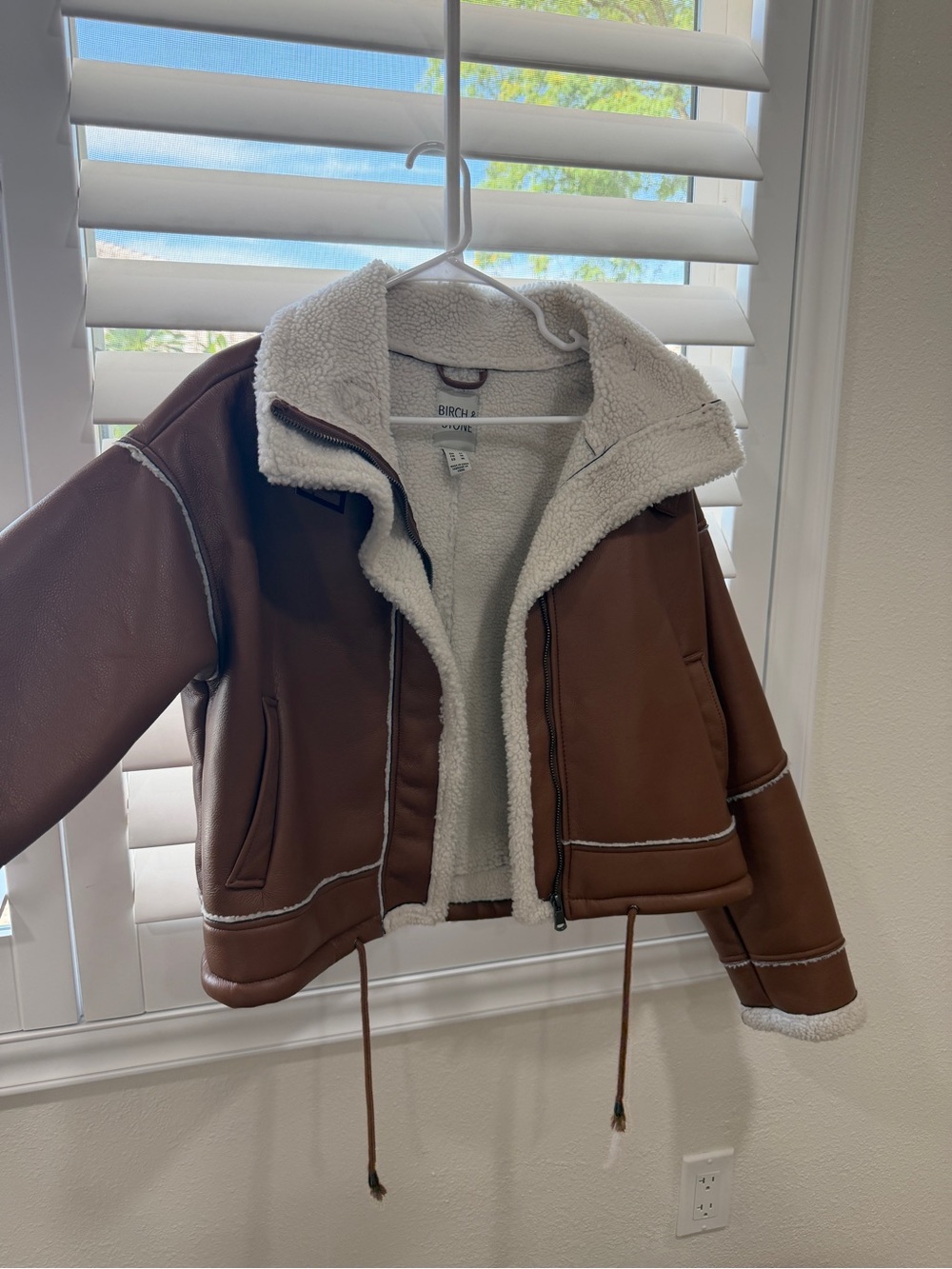Birch & Stone Leather coat
